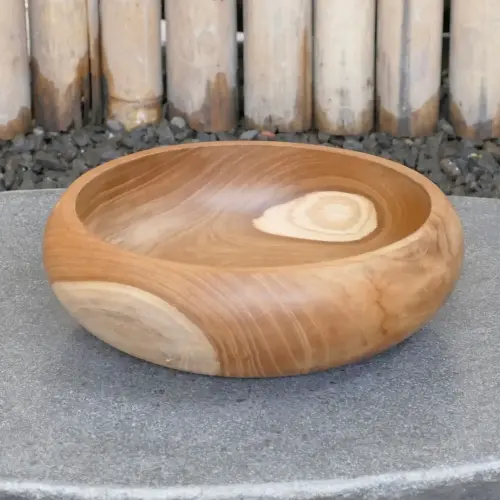 Product image of the product “Wooden bowl, made of teak wood, 15 cm dia. ”